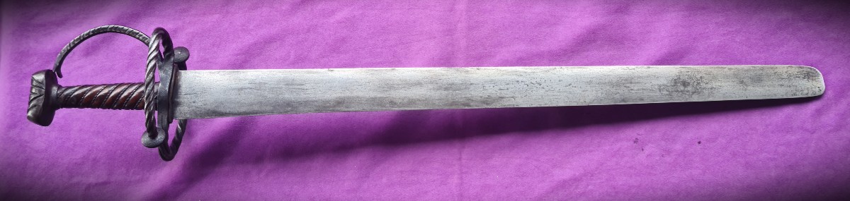 KATZBALGER épée de lansquenet, Landsknecht, Allemagne 16ème siècle-photo-2