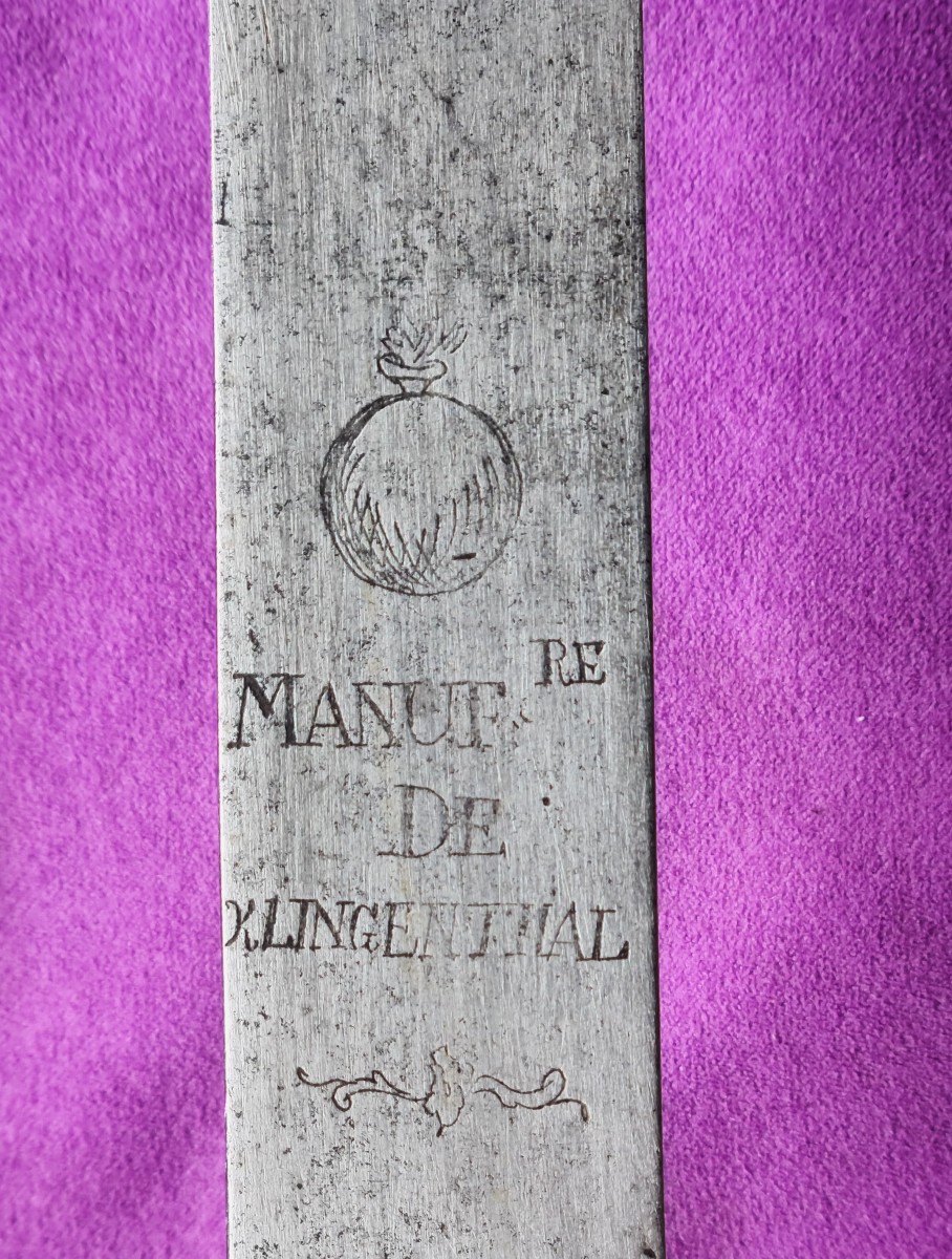 French  Maréchaussée  Saber 1783, Blade From  The Carabiniers Regiment Of Monsieur-photo-2