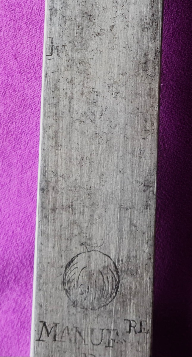 French  Maréchaussée  Saber 1783, Blade From  The Carabiniers Regiment Of Monsieur-photo-3