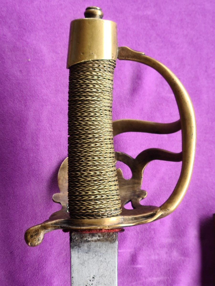 French  Maréchaussée  Saber 1783, Blade From  The Carabiniers Regiment Of Monsieur-photo-4