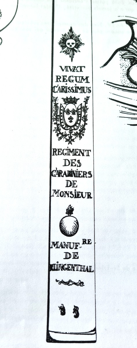 French  Maréchaussée  Saber 1783, Blade From  The Carabiniers Regiment Of Monsieur-photo-8