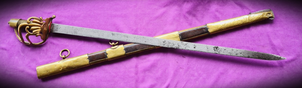 French  Maréchaussée  Saber 1783, Blade From  The Carabiniers Regiment Of Monsieur