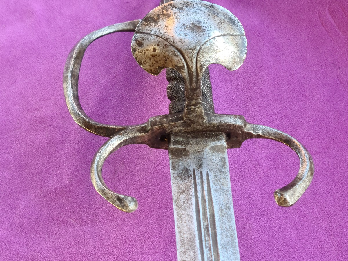 Epée de cavalerie germanique, circa 1600-photo-4
