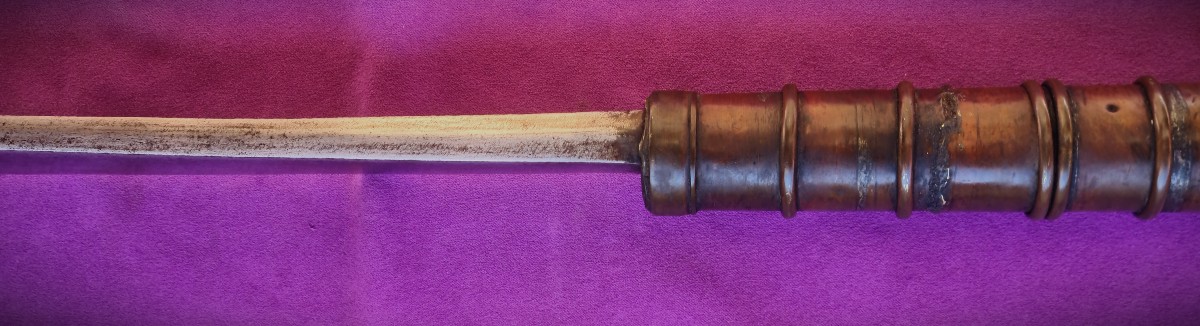 Grand Fauchard de guerre  Indochine 19ème-photo-5