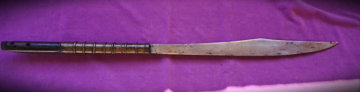 Grand Fauchard de guerre  Indochine 19ème