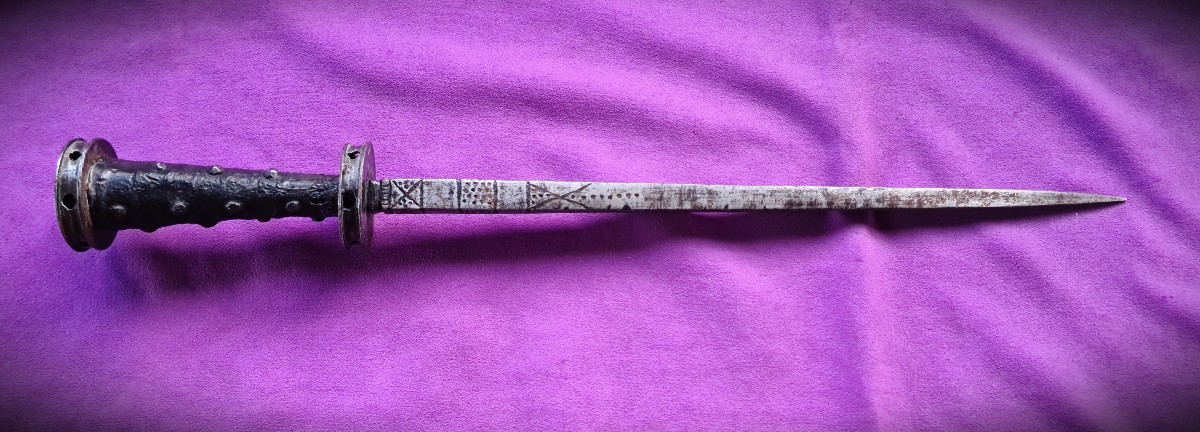 Very Large Rondel Dagger Known As A "landsknecht Dagger," Germany, 16th Century-photo-2