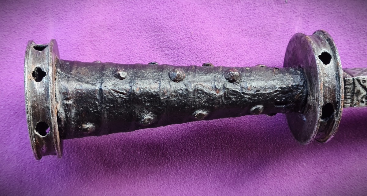 Very Large Rondel Dagger Known As A "landsknecht Dagger," Germany, 16th Century-photo-4