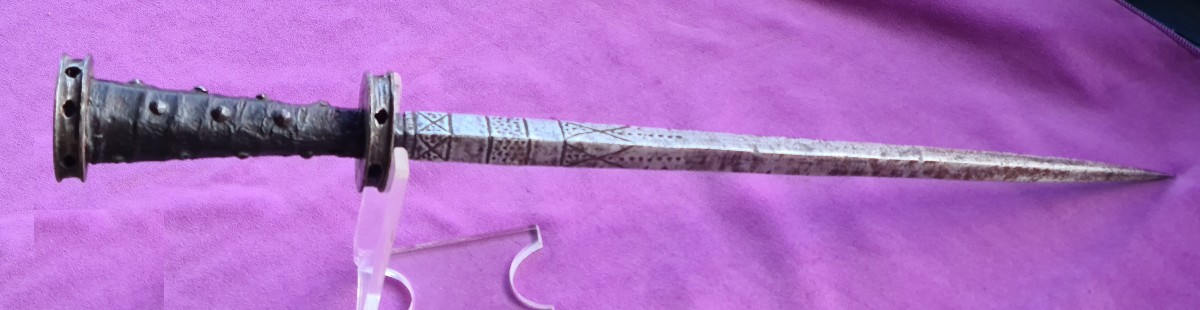 Very Large Rondel Dagger Known As A "landsknecht Dagger," Germany, 16th Century-photo-4