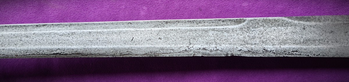 Big Size Indonesian Saber Known As "klewang" 19th Century-photo-3