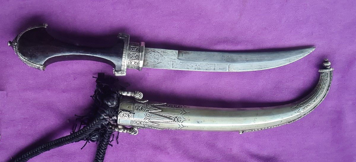 Koummya marocaine ancienne  finement ciselée .  Vers 1900-photo-4