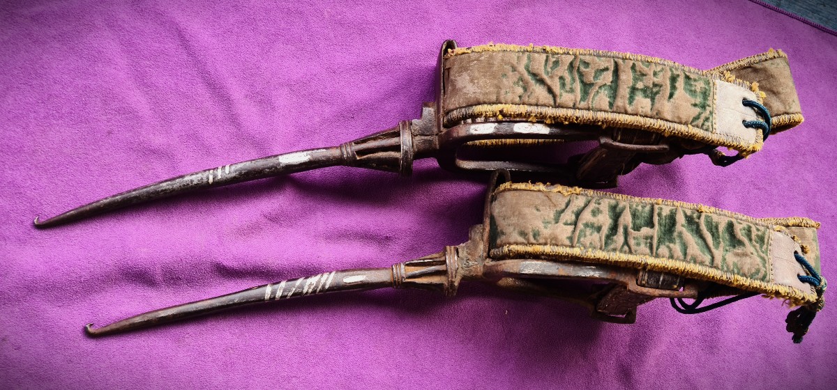 Paire d'éperons Mamelouks, Empire Ottoman 17-18ème -photo-3