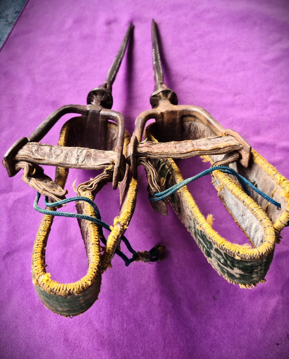 Paire d'éperons Mamelouks, Empire Ottoman 17-18ème -photo-5