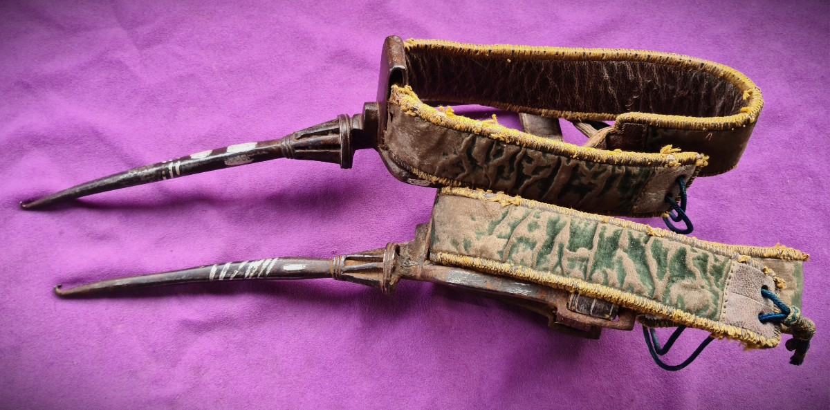 Paire d'éperons Mamelouks, Empire Ottoman 17-18ème 