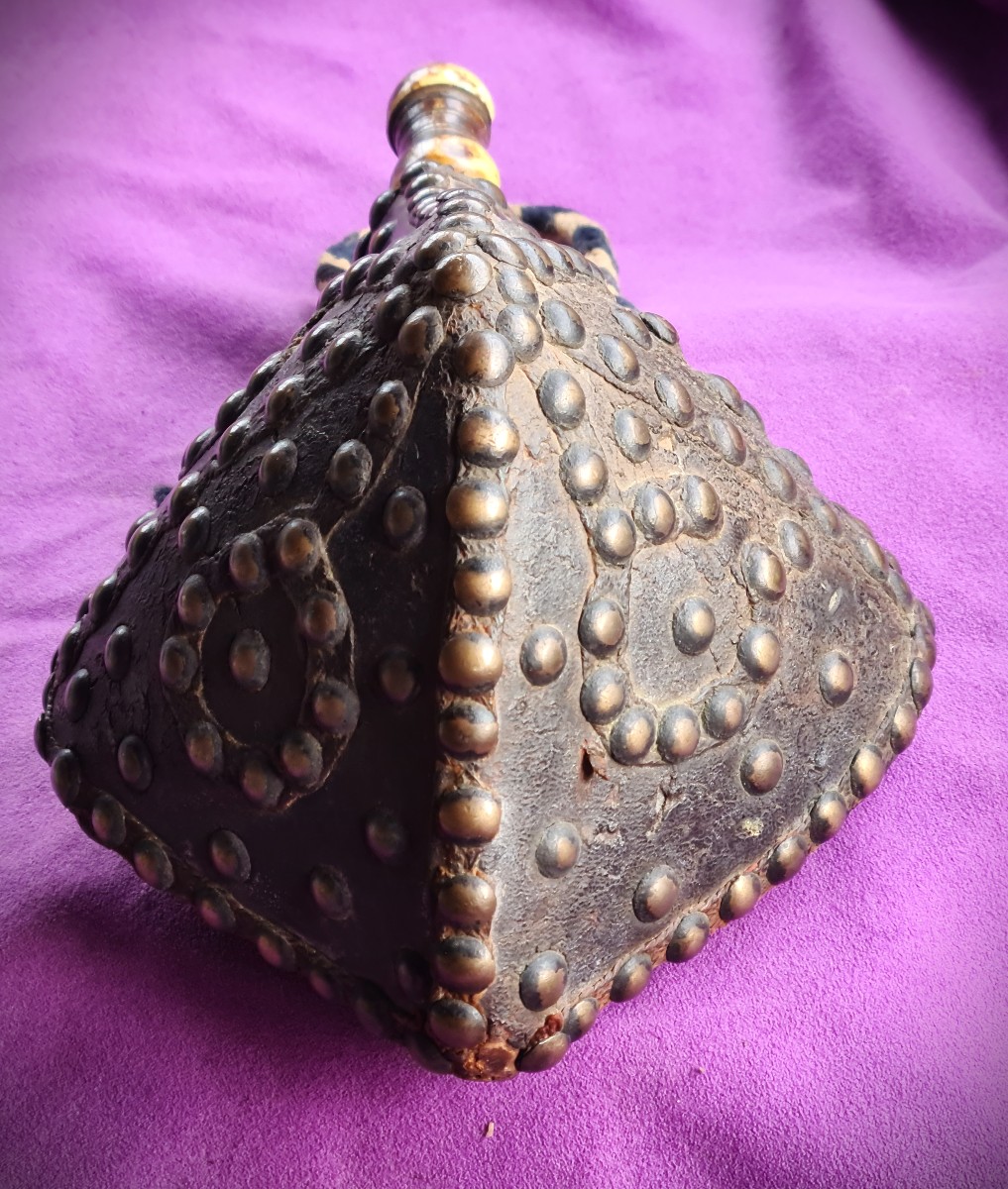 Poire à poudre dite "de Mousquetaire" France17ème siècle-photo-2