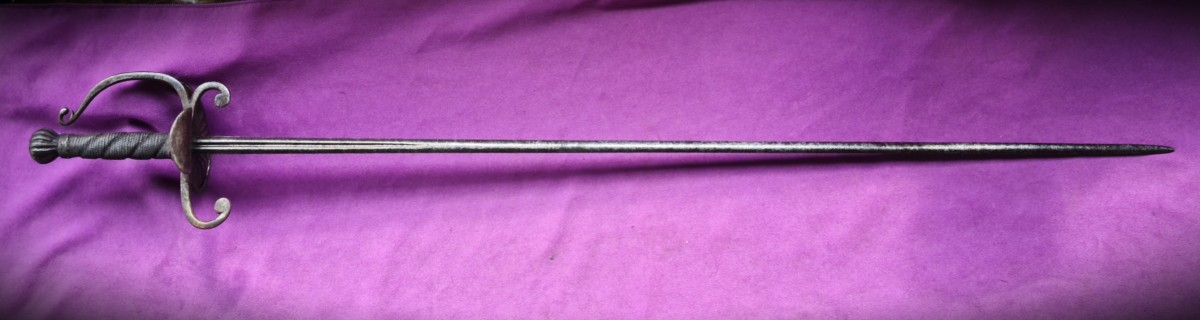Rapière germanique 17ème monture atypique-photo-2