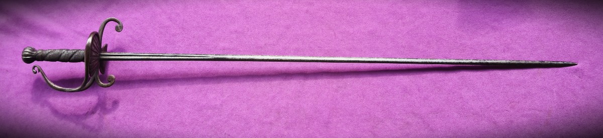 Rapière germanique 17ème monture atypique