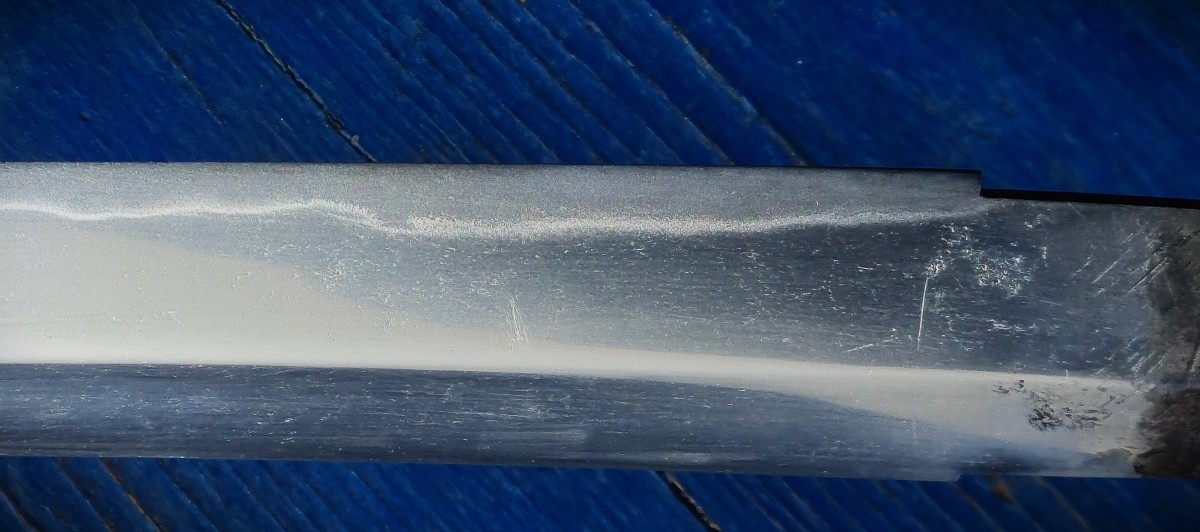 Edo Period Wakizashi, Interesting Mount, Unusual Blade Shape-photo-3