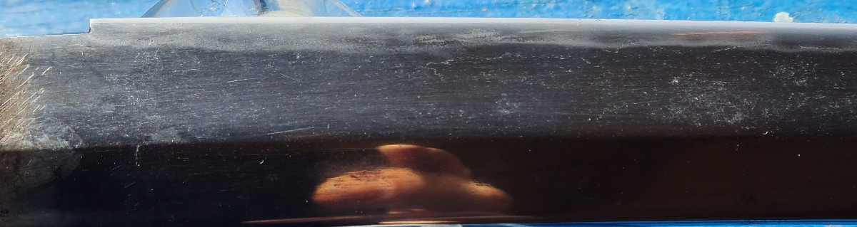 Edo Period Wakizashi, Interesting Mount, Unusual Blade Shape-photo-4