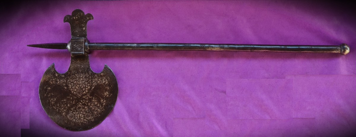 Large War Axe, India, 19th Century-photo-2