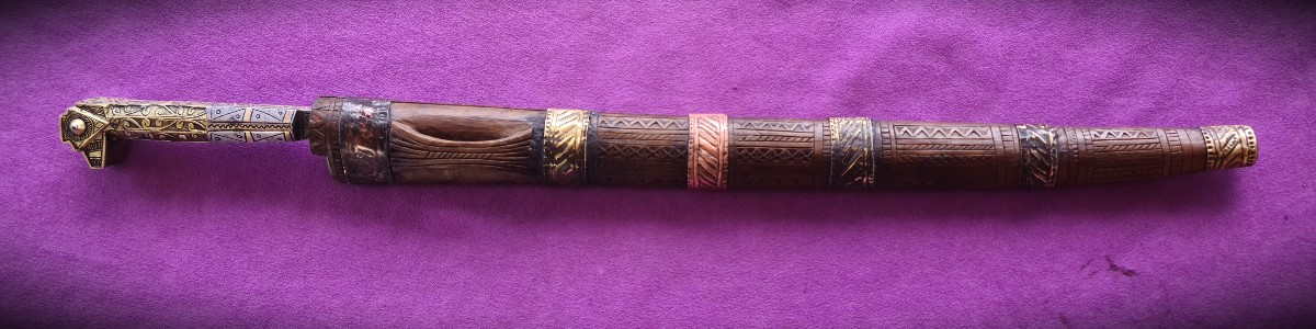 Large, High-quality Flissa Dagger, Kabylie, 19th Century -photo-2