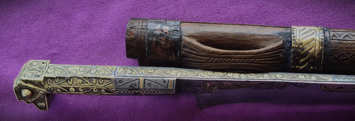 Large, High-quality Flissa Dagger, Kabylie, 19th Century -photo-4