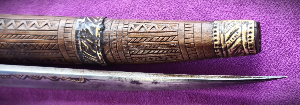 Large, High-quality Flissa Dagger, Kabylie, 19th Century -photo-5