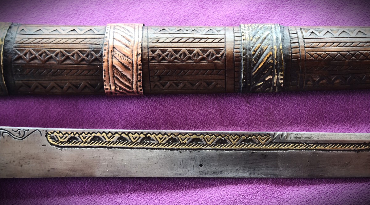 Large, High-quality Flissa Dagger, Kabylie, 19th Century -photo-6