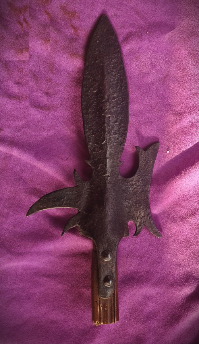 Heavy 15th-century War Halberd-photo-4