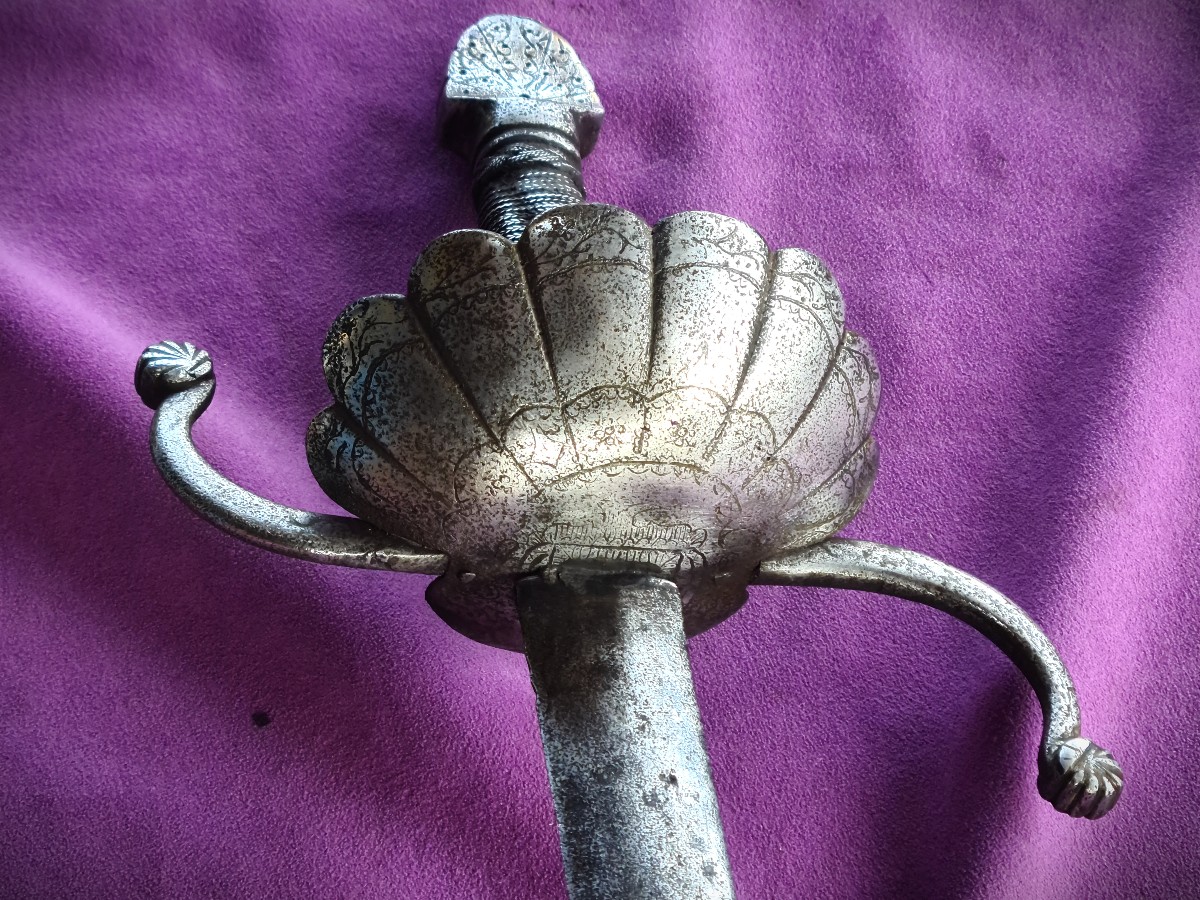 Epée de cavalerie Italie du Nord, 2ème moitié 16ème siècle-photo-2
