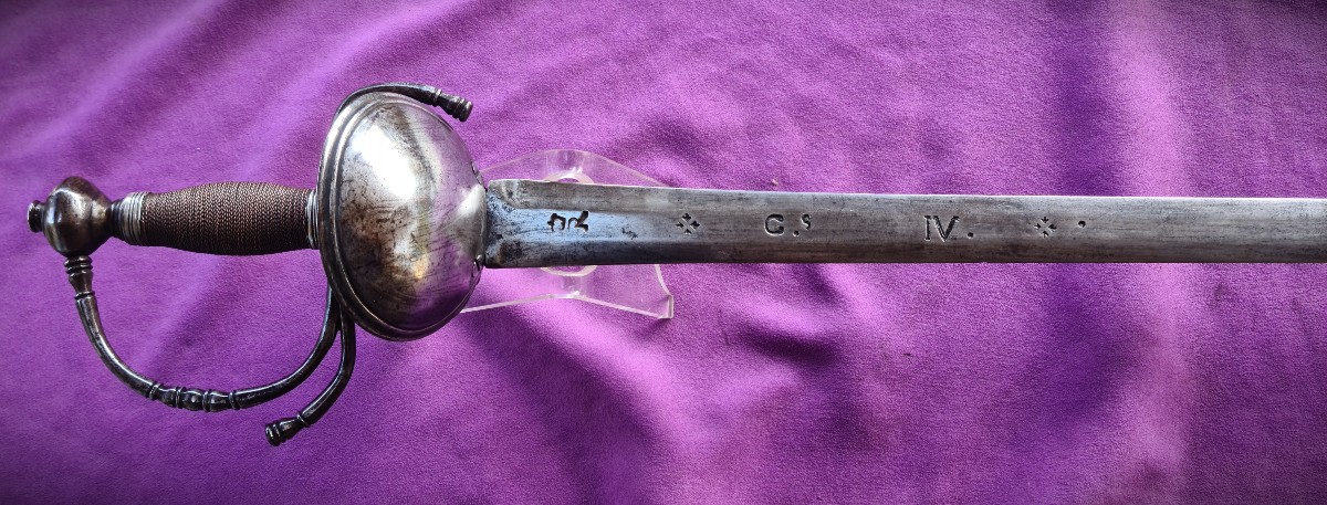 Spanish Cavalry Sword Model 1728, Mark Of  Carlos IV , Toledo, Troop-photo-3