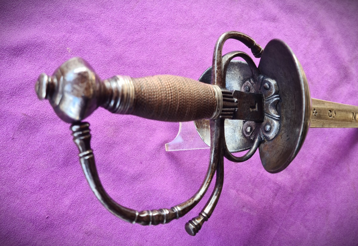 Spanish Cavalry Sword Model 1728, Mark Of  Carlos IV , Toledo, Troop-photo-1