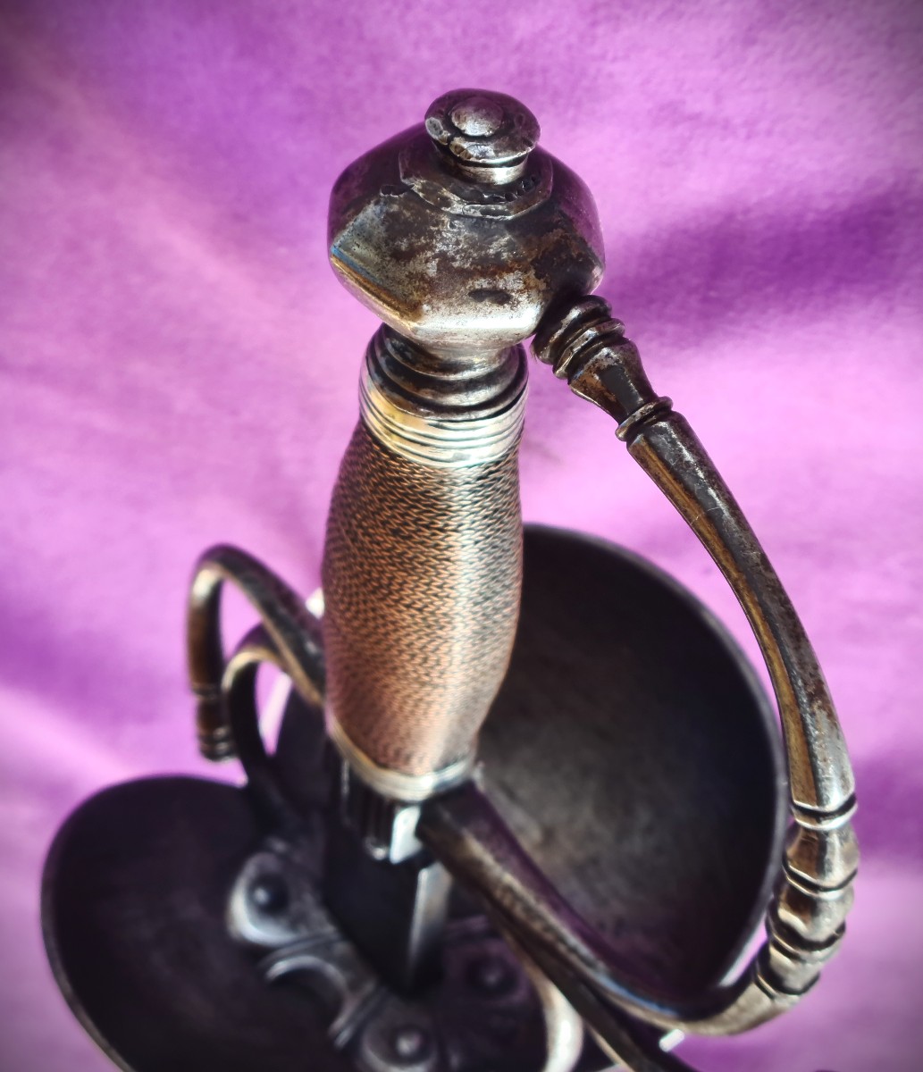 Spanish Cavalry Sword Model 1728, Mark Of  Carlos IV , Toledo, Troop-photo-3