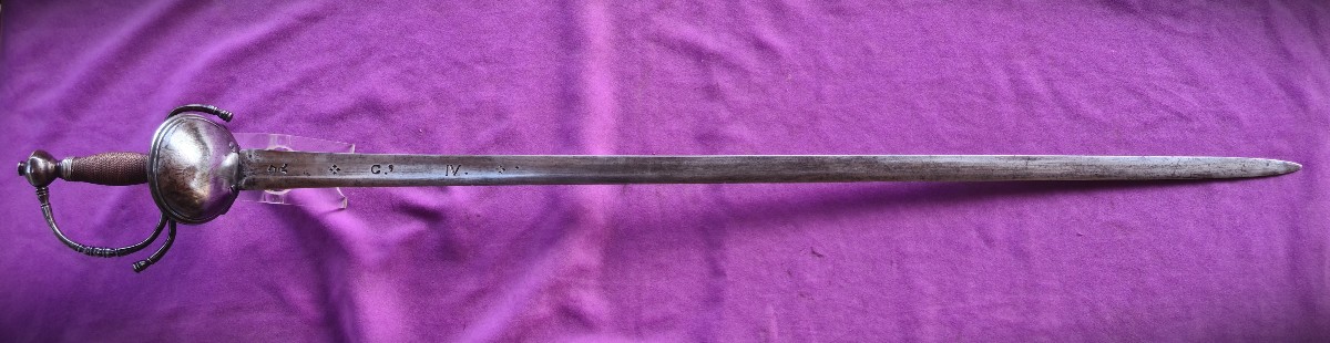 Spanish Cavalry Sword Model 1728, Mark Of  Carlos IV , Toledo, Troop