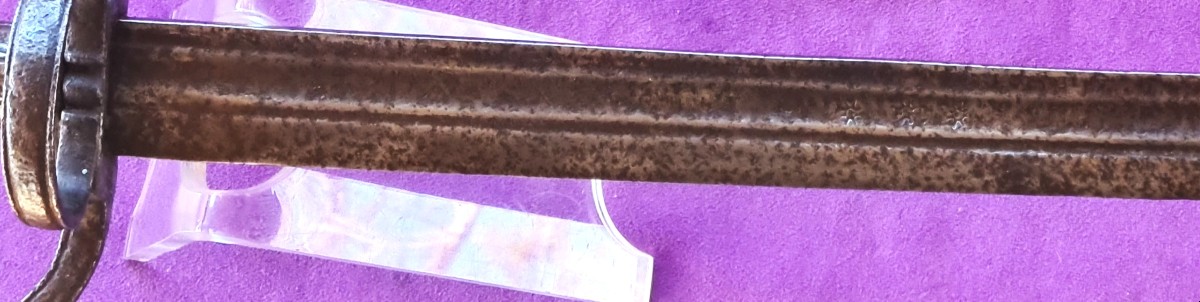 Rare Dussack Austro-Hongrois 16ème siècle-photo-2