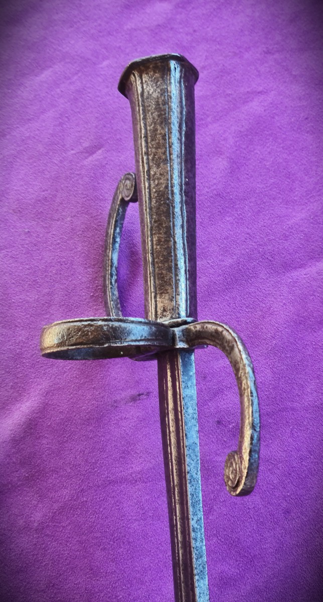 Rare Dussack Austro-Hongrois 16ème siècle-photo-6