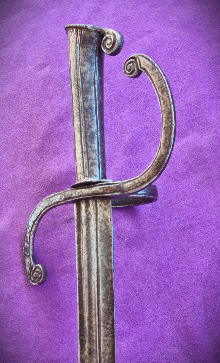 Rare Dussack Austro-Hongrois 16ème siècle-photo-7