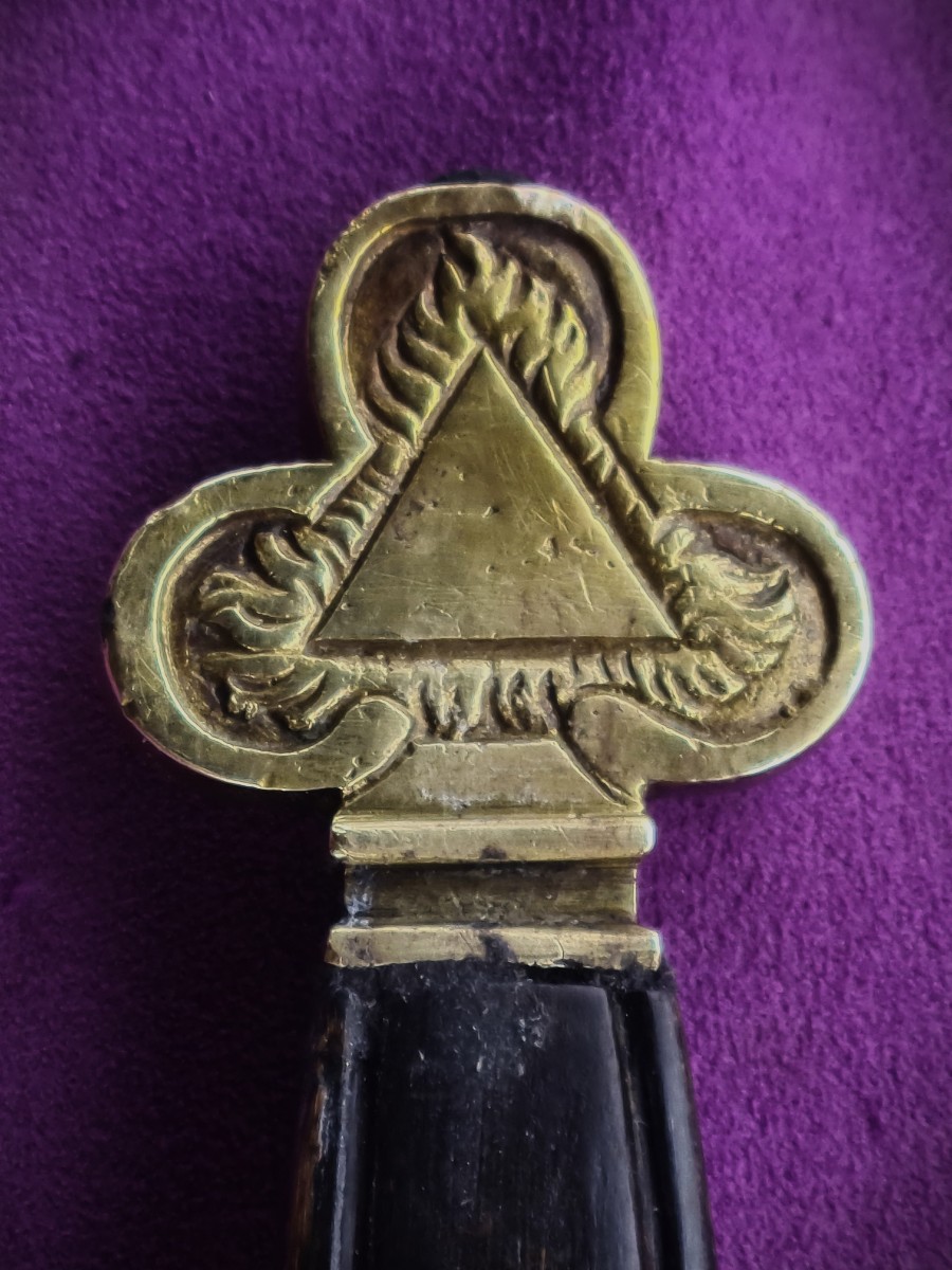 French Masonic Sword With Military Blade-photo-3
