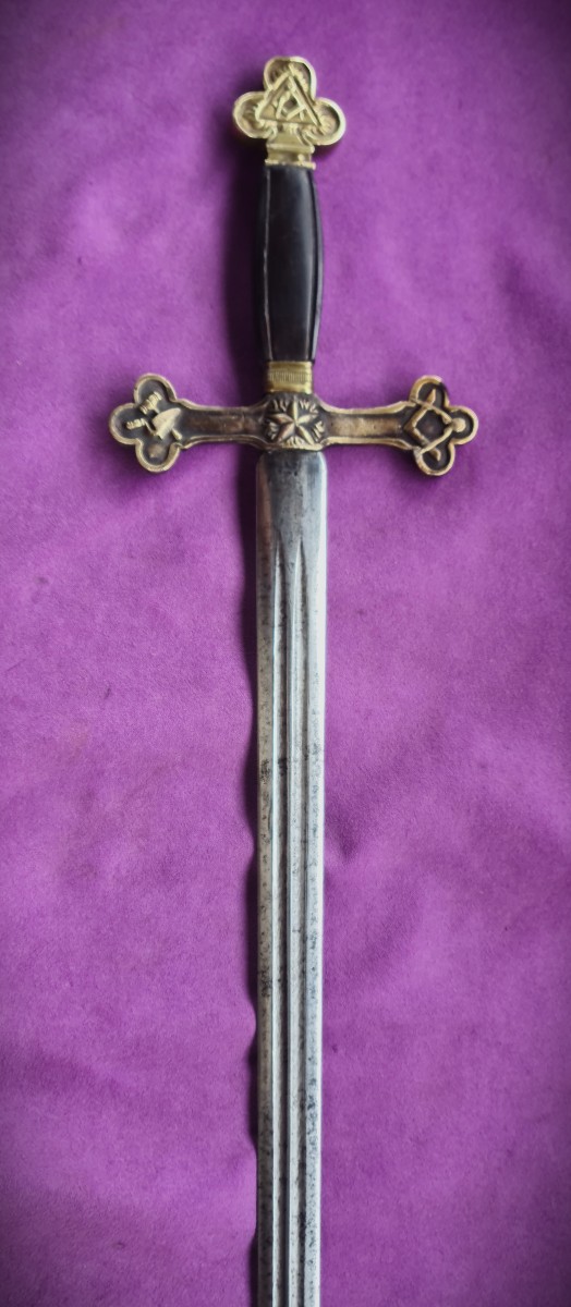 French Masonic Sword With Military Blade-photo-6