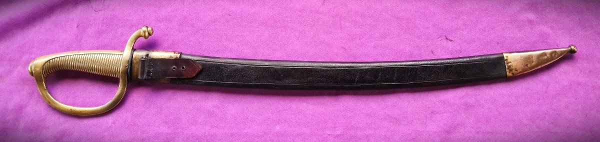 Sabre briquet An IX fabrication italienne, signé
