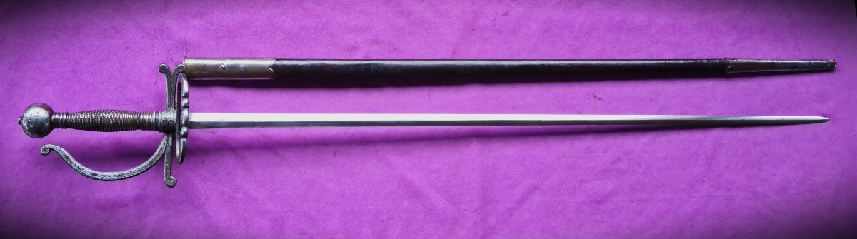Epée ésotérique avec devise de société secrète-photo-2