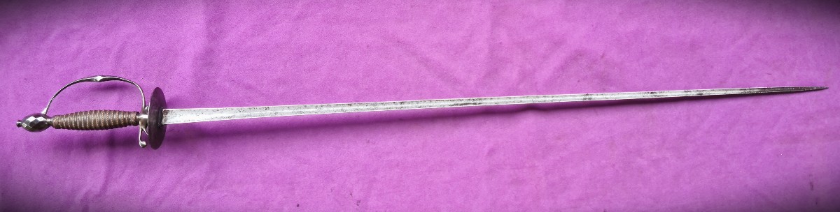 Court Sword With Fine Handle, Entirely Original 18th Century-photo-2