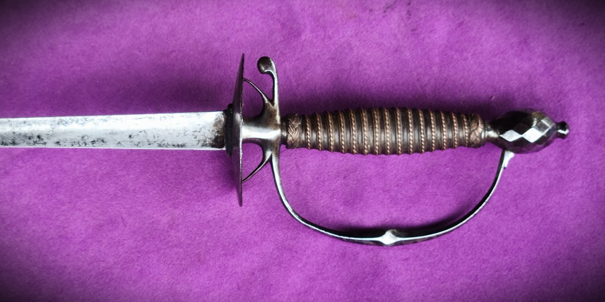 Court Sword With Fine Handle, Entirely Original 18th Century-photo-4