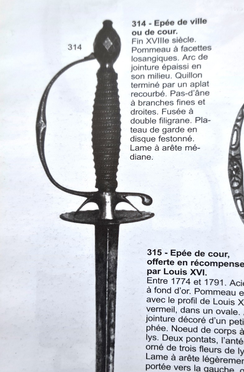 Court Sword With Fine Handle, Entirely Original 18th Century-photo-3
