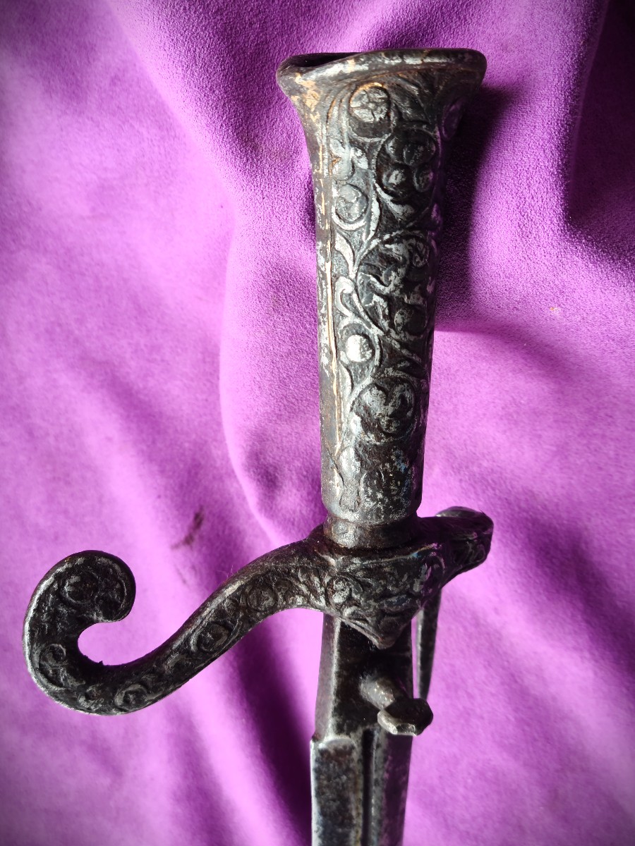 Large Hunting Dagger Germany 16th Century-photo-4