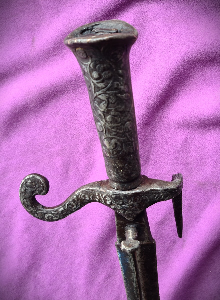 Large Hunting Dagger Germany 16th Century-photo-1