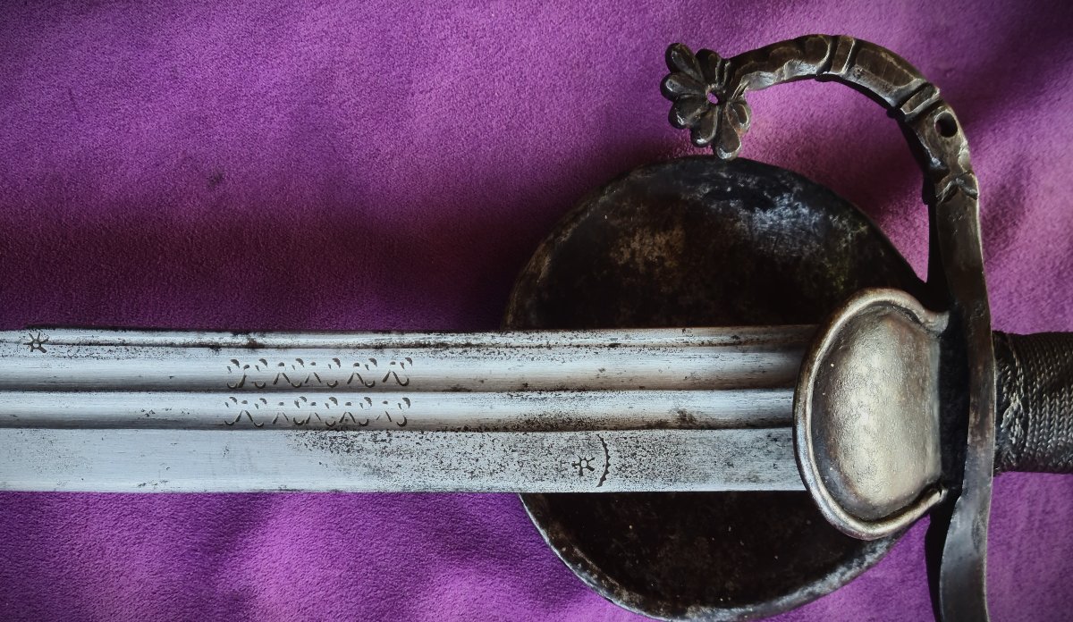Grand sabre Hongrois au blason des Both de Bajna-photo-2
