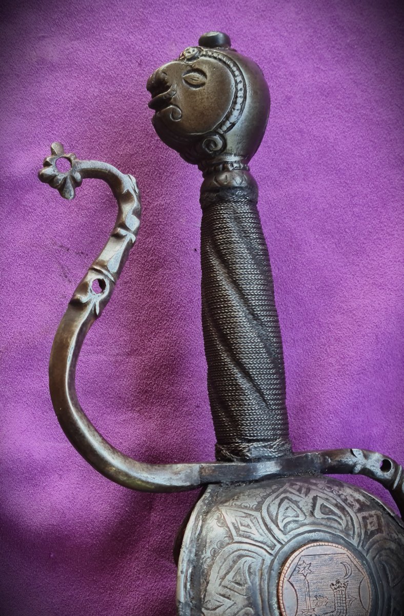 Grand sabre Hongrois au blason des Both de Bajna-photo-5
