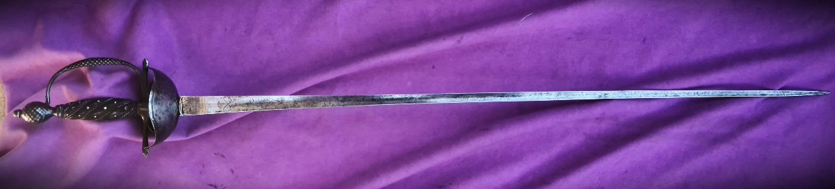  Taza Rapier For Town Wear, End Of The Reign Of Louis XIV (17th Cent.)-photo-2
