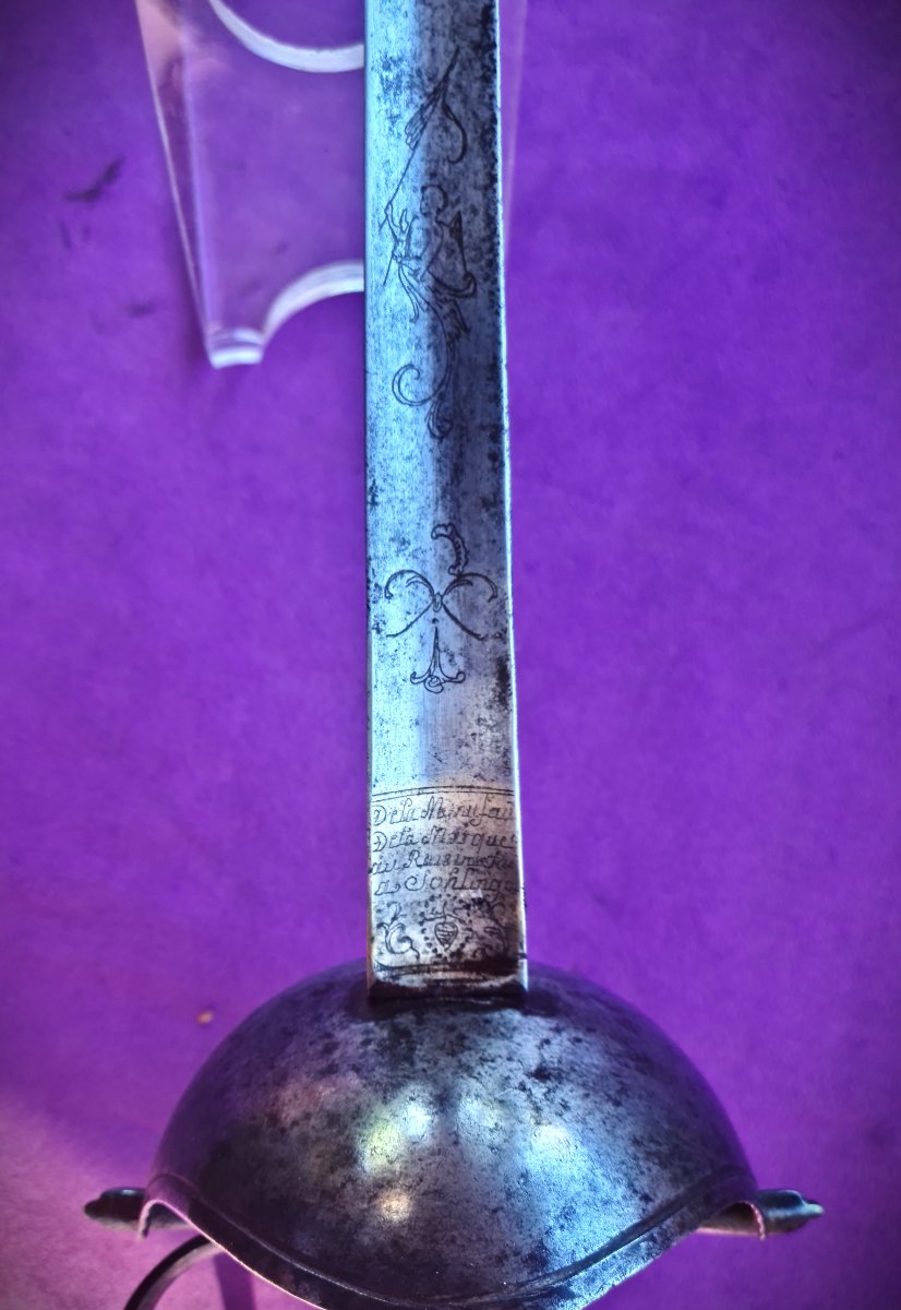  Taza Rapier For Town Wear, End Of The Reign Of Louis XIV (17th Cent.)-photo-4