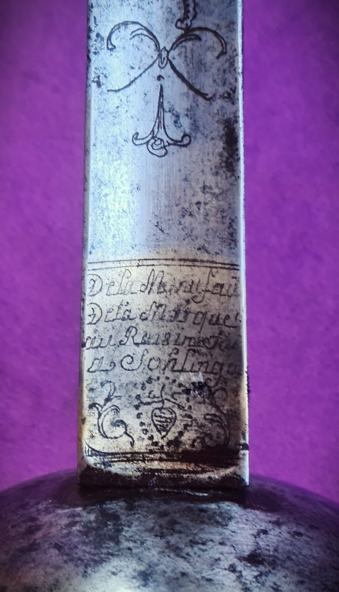  Taza Rapier For Town Wear, End Of The Reign Of Louis XIV (17th Cent.)-photo-4